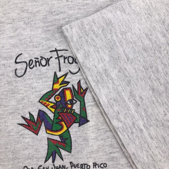 90s Senor Frog’s Old San Juan Puerto Rico tshirt 1990s vintage - Picture 8 of 9